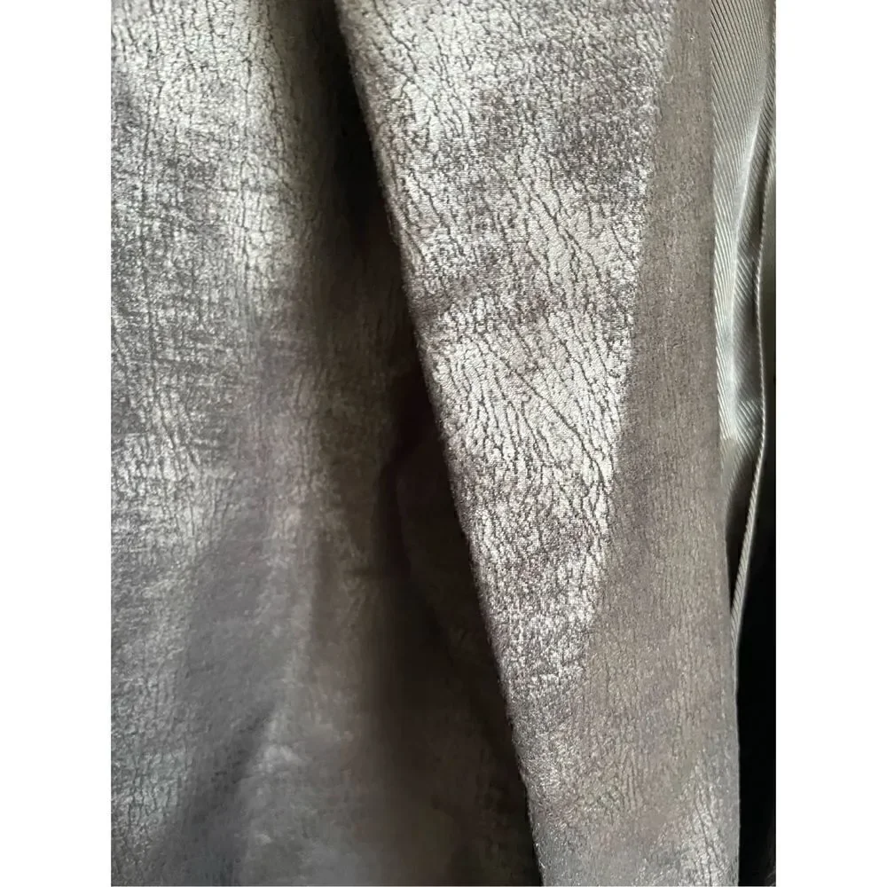 Fezza Men’s Sport Coat Black Size 44L Metallic Formal Party Wedding